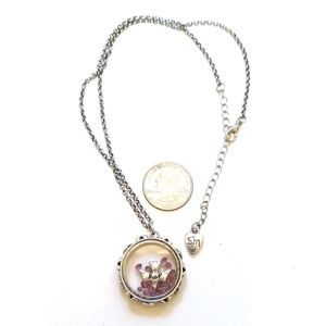 S & M charm necklace